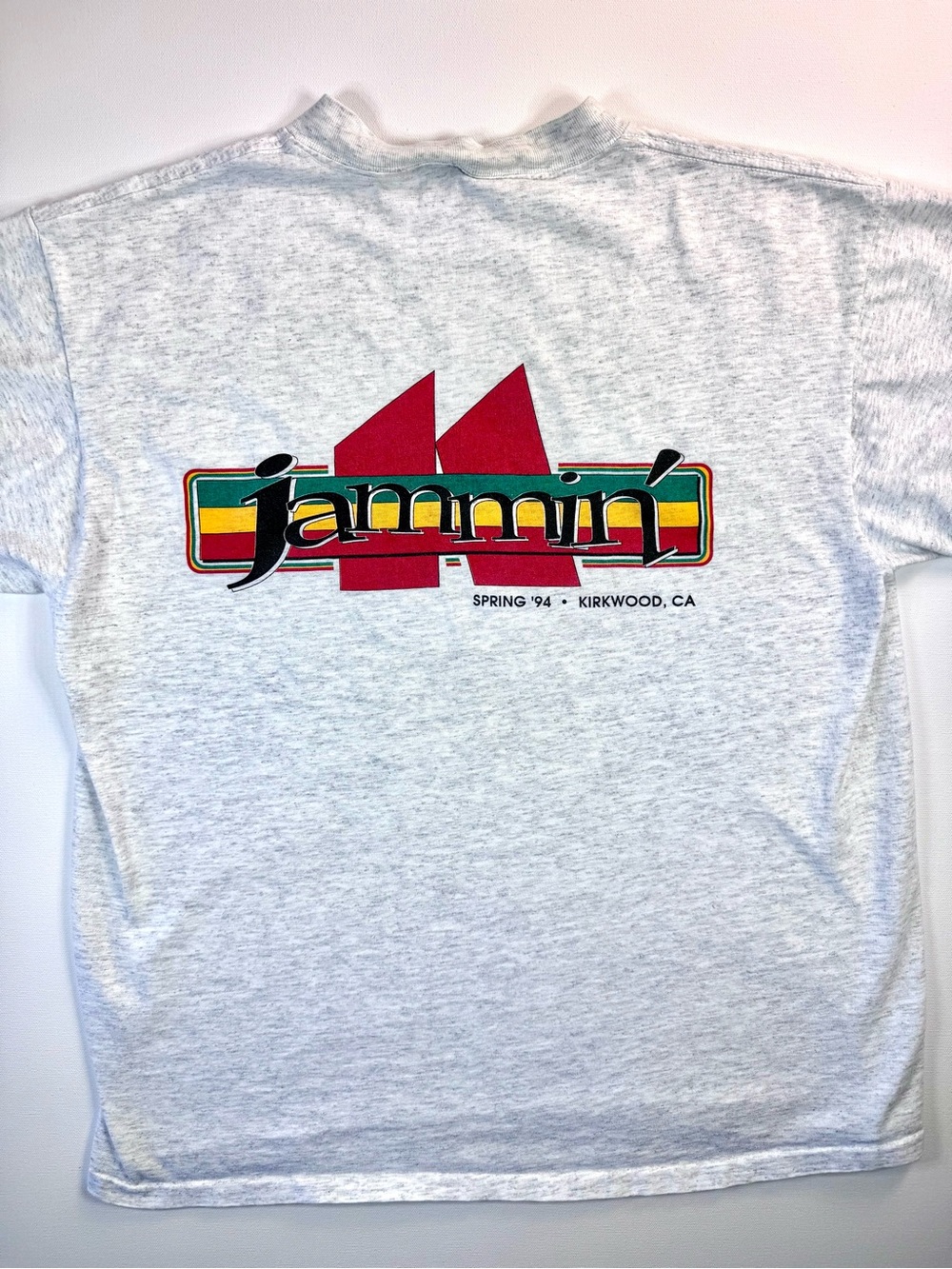Vintage 90s Single Stitch Jammin’ Kirkwood Cali Music Festival Men’s XL Tee Top